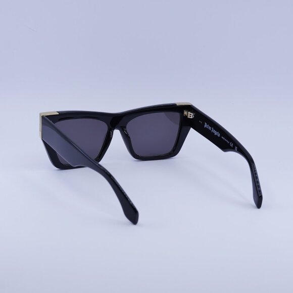 Palm Angels PERI099 HOLLYWOOD 1007 Sunglasses Black Cat Eye Frame, Grey Lenses - Picture 7 of 11